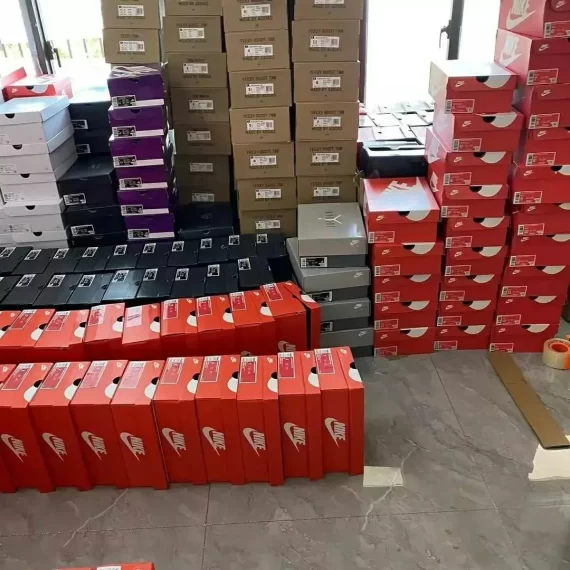 Pallet Of Sneakers